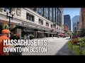 Boston, MA Downtown Walking Tour - Commercial & Financial Districts - United States