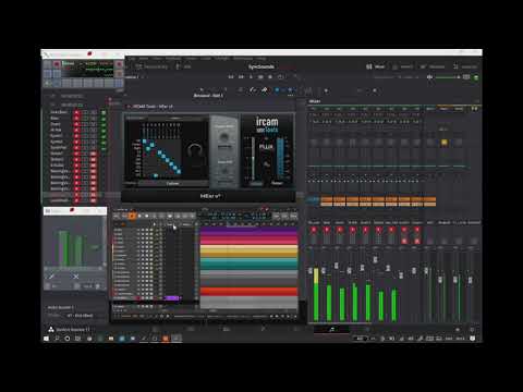 Bitwig + JACK2 + Davinci Resolve (Dolby Atmos) + HEar V3 Binaural VST (Binaural - headphones only)