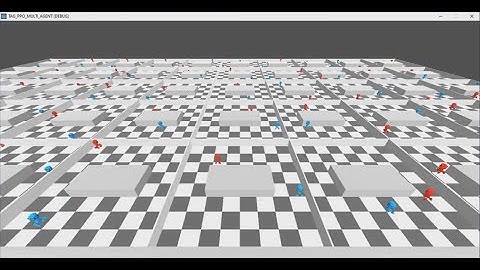 Machine Learning Agents play Tag - Proximal Policy Optimization - Multi Agent - Godot Engine