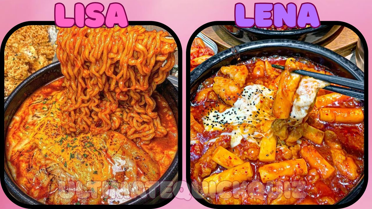 👯‍♀️ LISA or LENA | Food Edition 🍕🍔🍩 #lisaorlena #lisa #lena