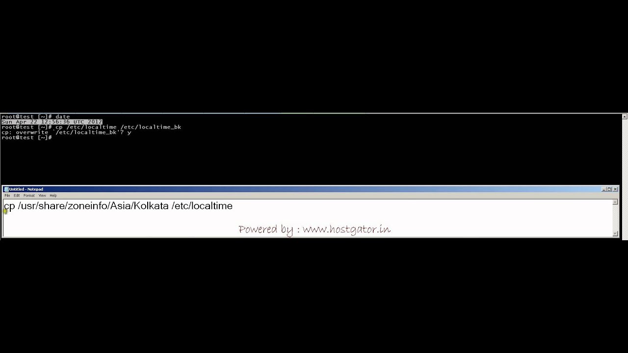 How to change time zone in Linux YouTube