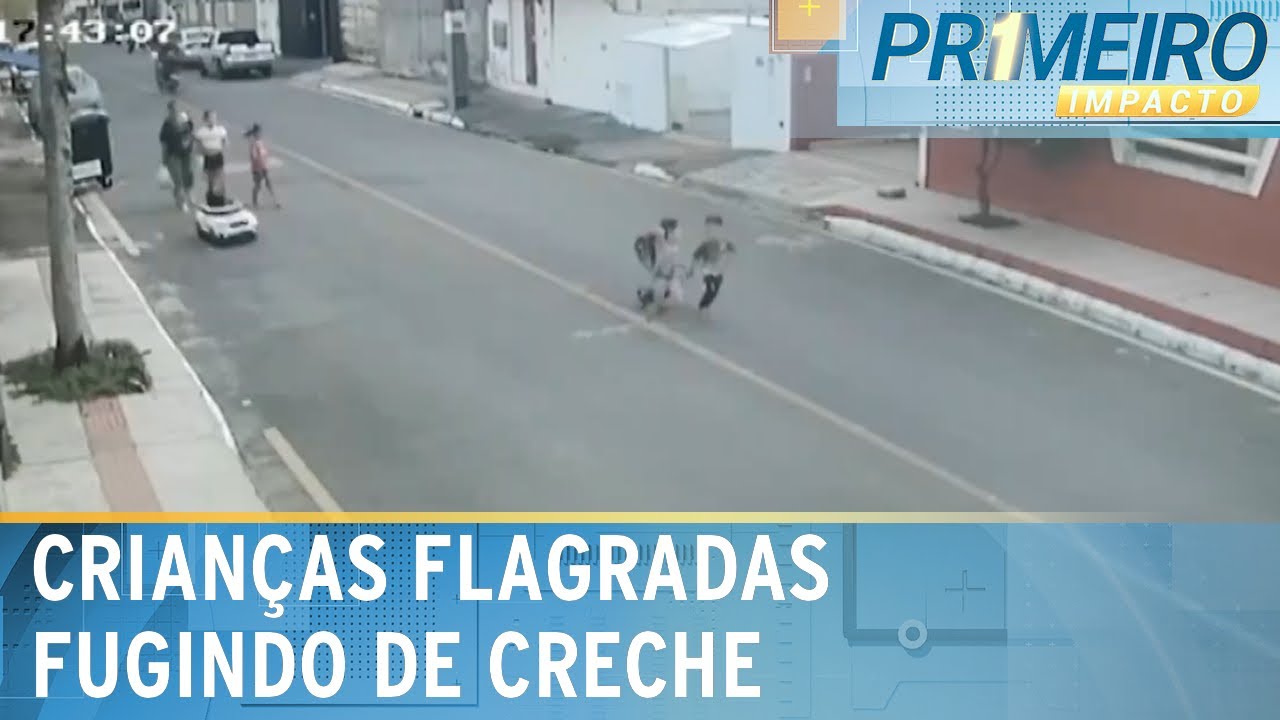 Crianças fogem de creche em Santa Catarina | Primeiro Impacto (20/03/24)
