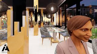 Restaurant Exterior And Interior 3D Modeling and Animation Video #INNOVATE_ARCHITECTURE