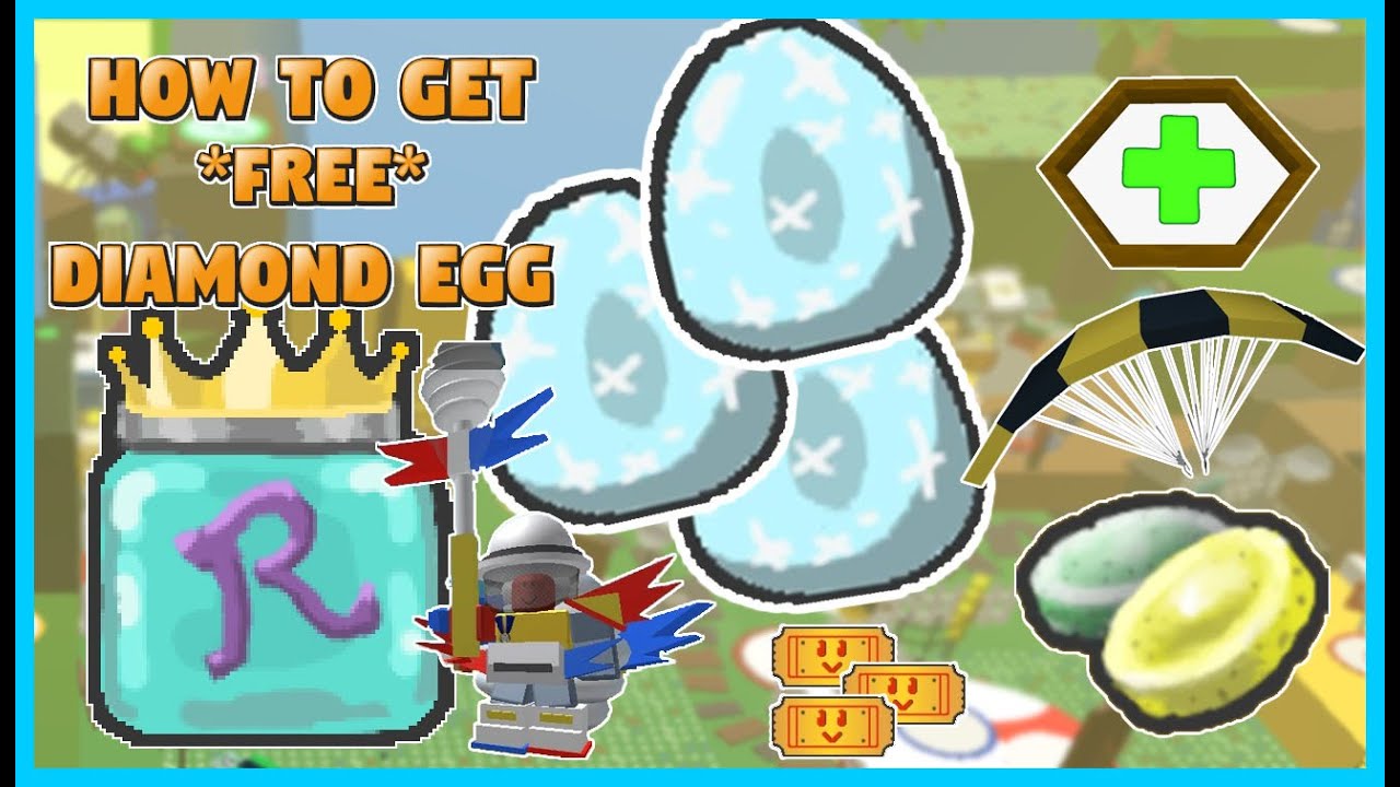 How to get a FREE DIAMOND EGG on Bee Swarm Simulator + FREE royal jellies, enzymes and tickets ...