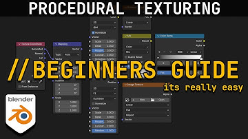 Beginners Guide To Texturing In Blender | How To Procedural Texture ANYTHING!