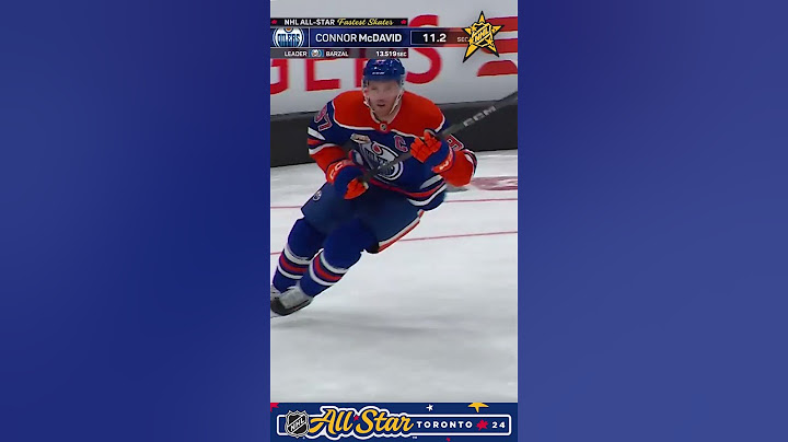 McDavid ZOOMS in Fastest Skater 🤩🏎️🏒