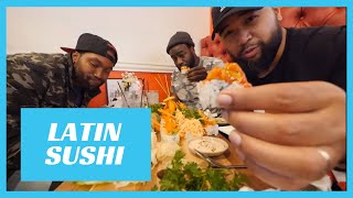 Sushi Rolls with Latin ingredients! Latin Sushi is delicious!