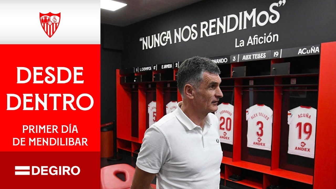 ⁣El primer día de José Luis Mendilibar en el Sevilla FC