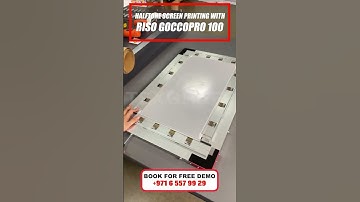 Automatic Halftone Screen Printing with Goccopro 100