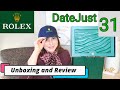 Rolex Lady-DateJust 31 Unboxing Review Modeling Shots | OxanaLV