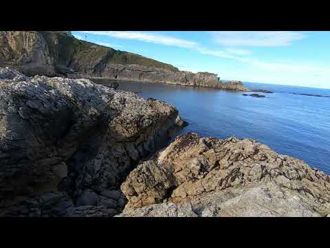 San Vicente de la Barquera - Walk to Sea and Pier - Cantabria,  Spain