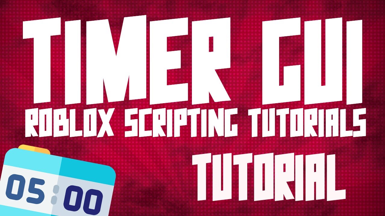 Timer Clock Gui Scripting Tutorials Rbx Lua Youtube - roblox studio cameyo with full session time