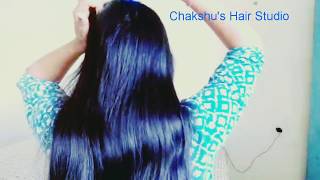 Best oiling for long hair/Silky Long  Hair Bun Drop Challenge