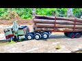 AWESOME RC TRUCK HEAVY LOADED / RC ADVENTURE / RC HEAVY LOAD LOG EXTREME