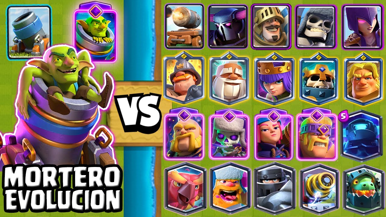 Best Mortar Card Evolution Decks In Clash Royale - Gamer Tweak