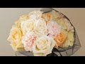 Making A Hand Tied Wedding Bouquet - 1960s Style