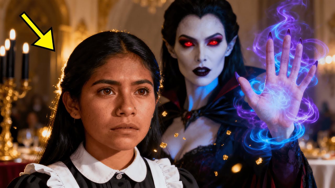 La Camarera Fue HUMILLADA Por Su Dialecto En El Banquete… Hasta Que La Hija Del Rey Vampiro Habló