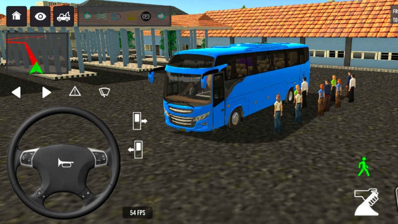 Indonesia Coach bus Driving🚍🧑‍✈️| Euro bus Simulator Android 2026