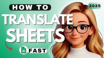 How to Google Translate in Sheets