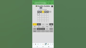 Wordle with paired-up letters! (Double-dabble puzzle for 26 July 24) #speedsolving #words