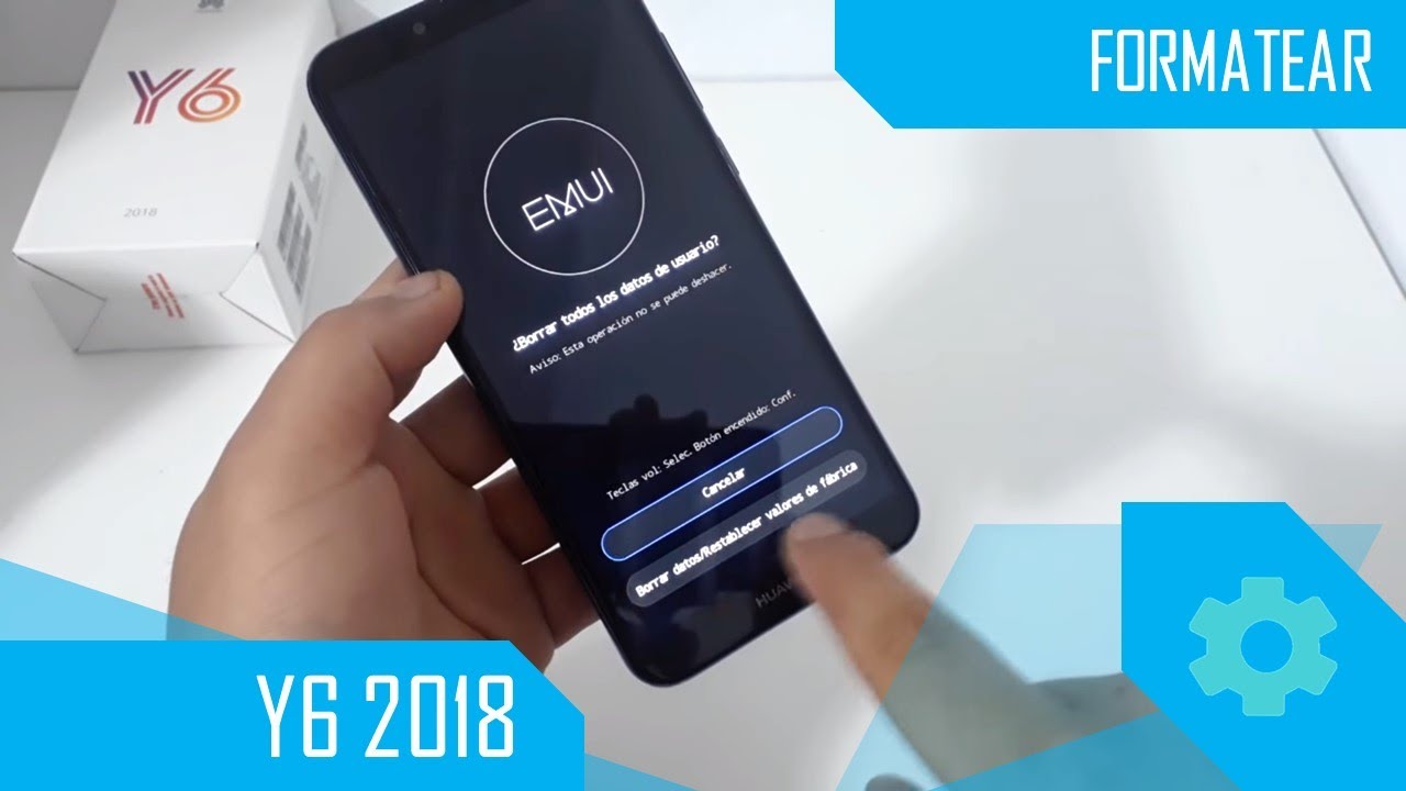 Formatear Huawei Y6 2018 - YouTube
