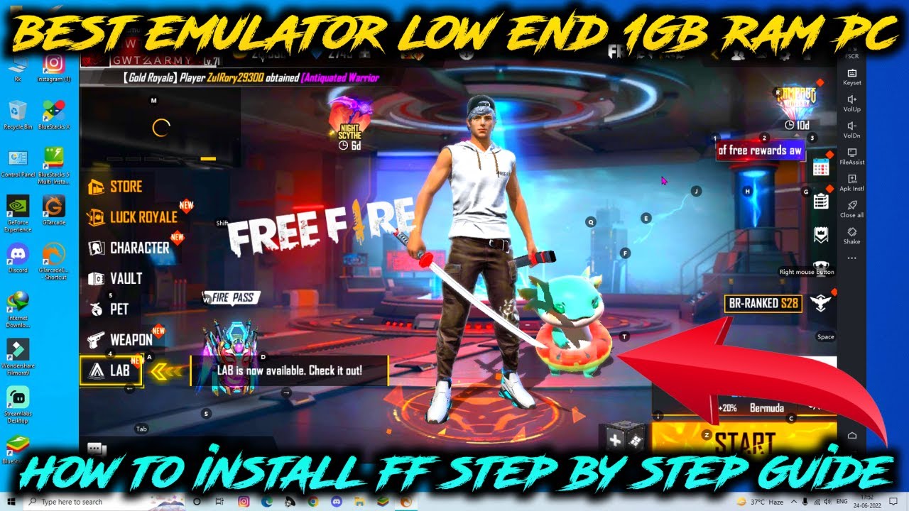 How to play Free Fire on laptops using an emulator in 2021: Step-by-step  guide for beginners