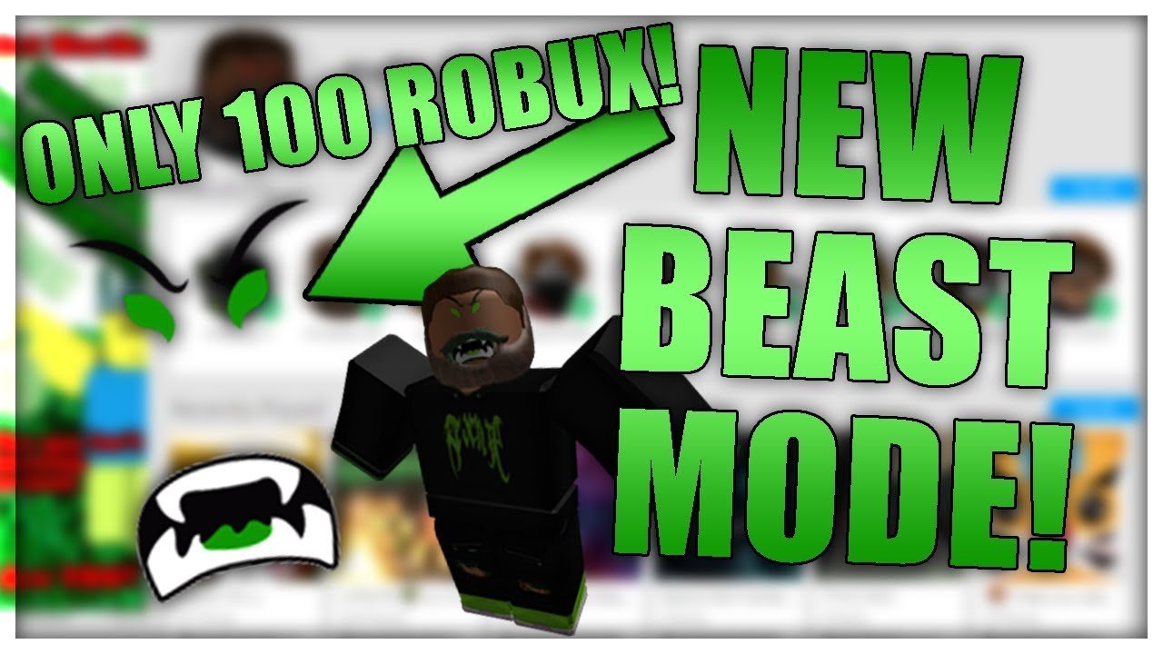 ROBLOX LEAKED A NEW BEAST MODE - ONLY 100 ROBUX! - HOW TO GET IT THE  FASTEST WAY - 