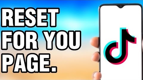 HOW TO RESET TIKTOK FOR YOU PAGE! (2025)
