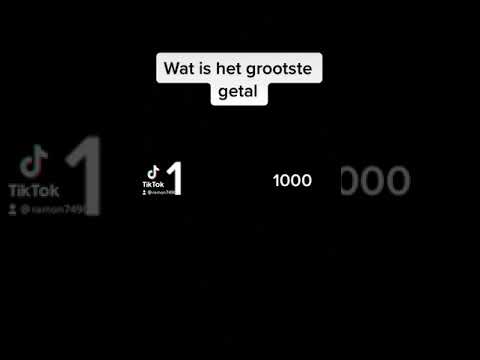 Video: Wat Is Die Grootste Getal?