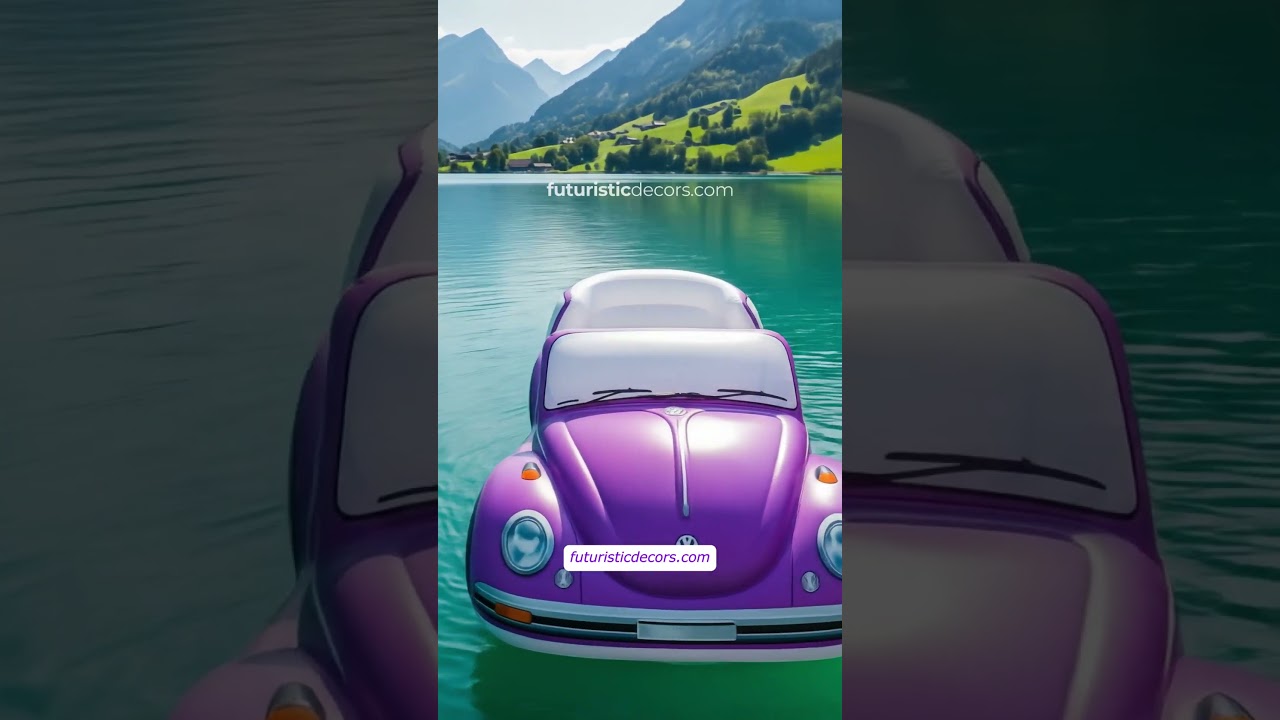 Inflatable VW Beetle Lake Floats 🐞 I want one!