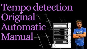 Tempo Detection Original Automatic and Manual