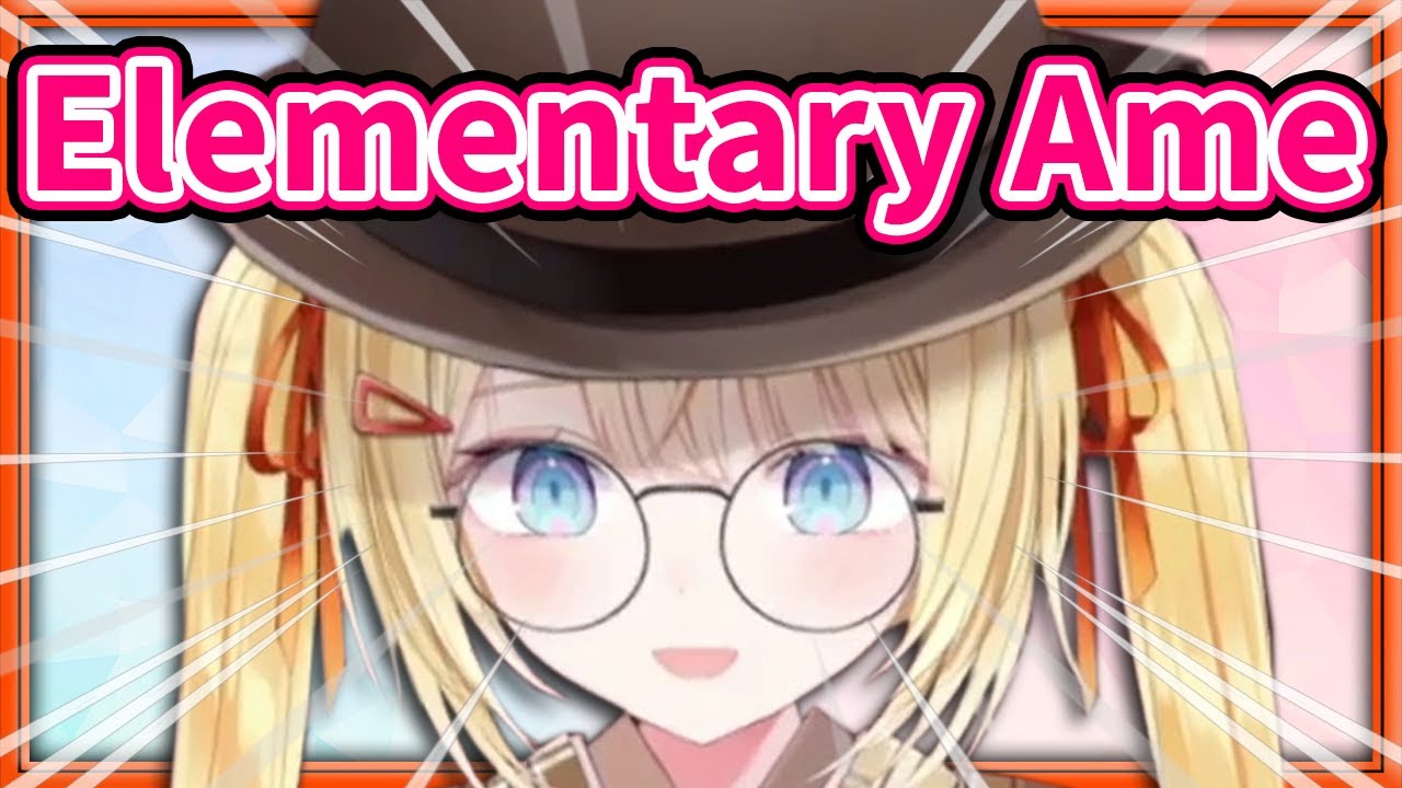 Ame Looks Like an Elementary Student Now 【Amelia Watson / HololiveEN】
