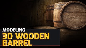 3Ds Max Modeling Tutorial - Wooden Barrel
