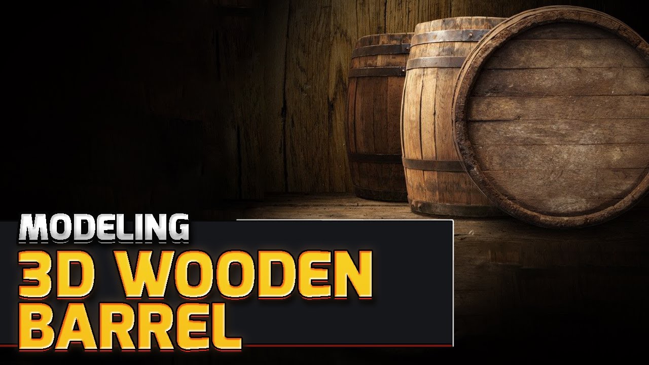 3Ds Max Modeling Tutorial - Wooden Barrel - YouTube