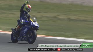 2021Wssp World Champion Dominique Aegerter
