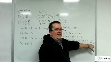 A-Level Further Maths: C6-02 Inverse Matrices: Deriving the 2x2 Inverse Matrix