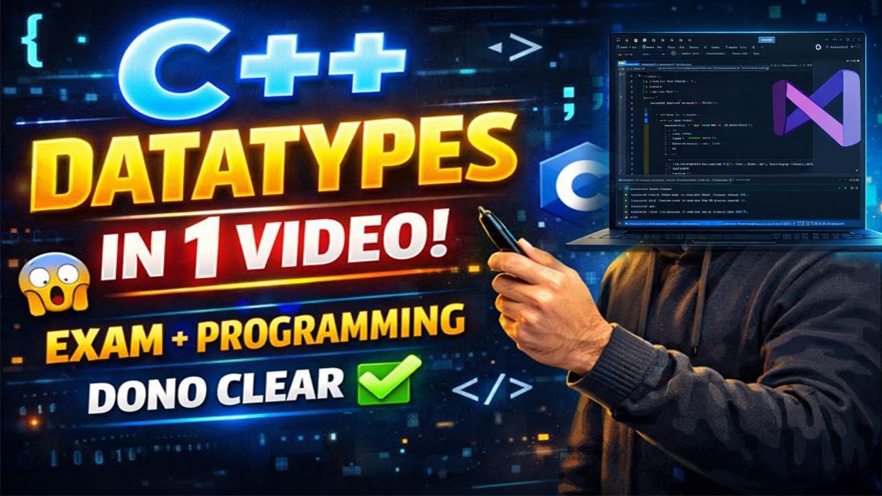 C++ Datatypes in One Shot | Exam + Programming Complete|| syamcoding