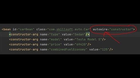 Spring Framework: Autowired Annotations  (Skillsoft)