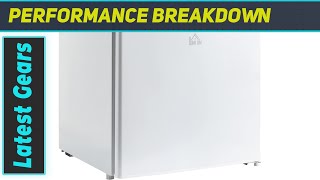 HOMCOM Mini Freezer Countertop 1.1 Cu.Ft - The Best Compact Upright Freezer for Small Spaces