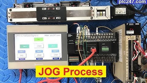 Omron CP1H & Yaskawa Servo "Jog Process" Tutorial