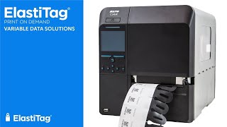 ElastiTag – Print on Demand with the SATO Printer Short