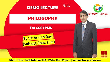 Philosophy by Amjad Rauf (Demo CLass)