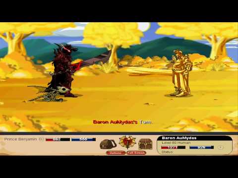 Dragon Fable Prince Benjamin VS Melt Face Baron Au...