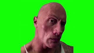 The Rock Eyebrow Raise Green Screen Meme | With Sound