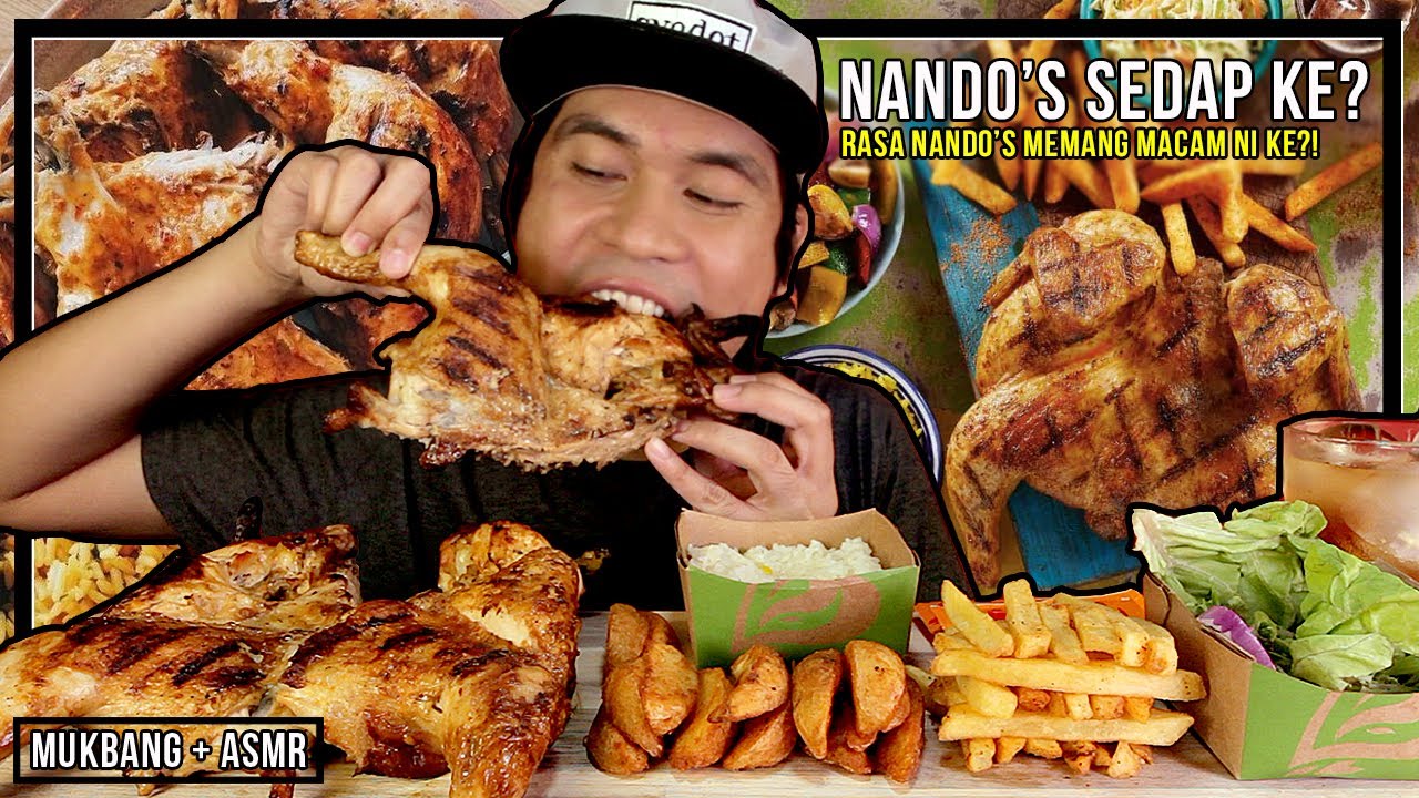 [AYAM KAYANGAN] Nando’s Extra Hot Peri Peri! 🌶🌶 PEDAS KE?! 🌶🌶 | Mukbang Malaysia