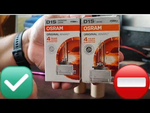 How to spot fake Osram Xenon D1s, D2s, D3s Osram Xenarc Original vs Fake 