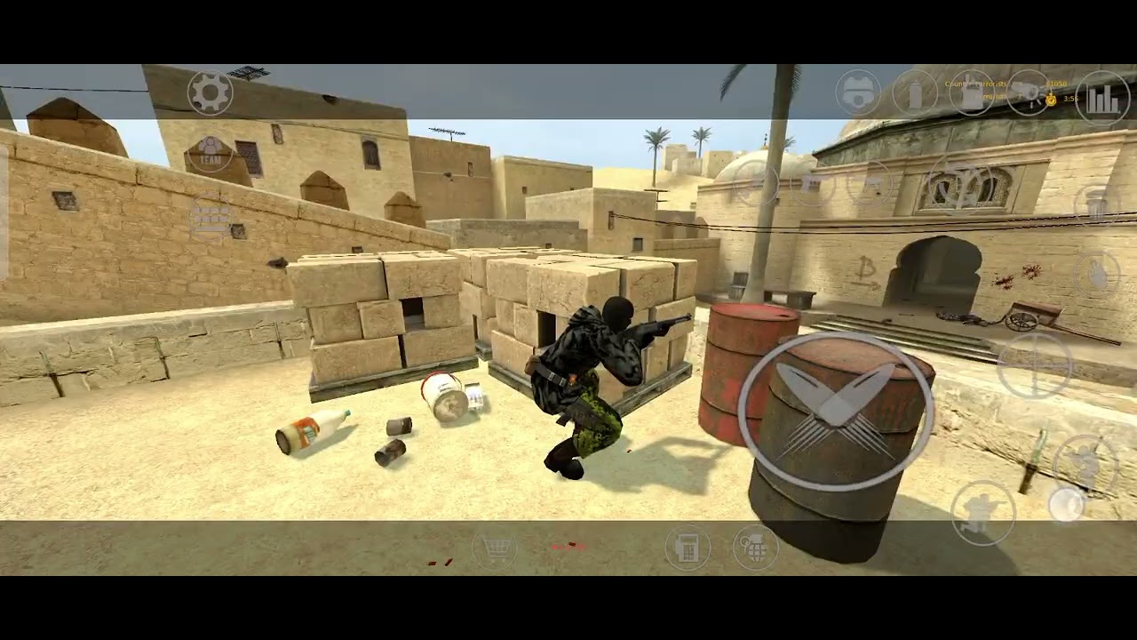 counter strike source mobile gameplay with mods