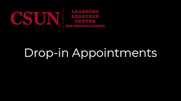 Making Drop-in Appointments on EAB