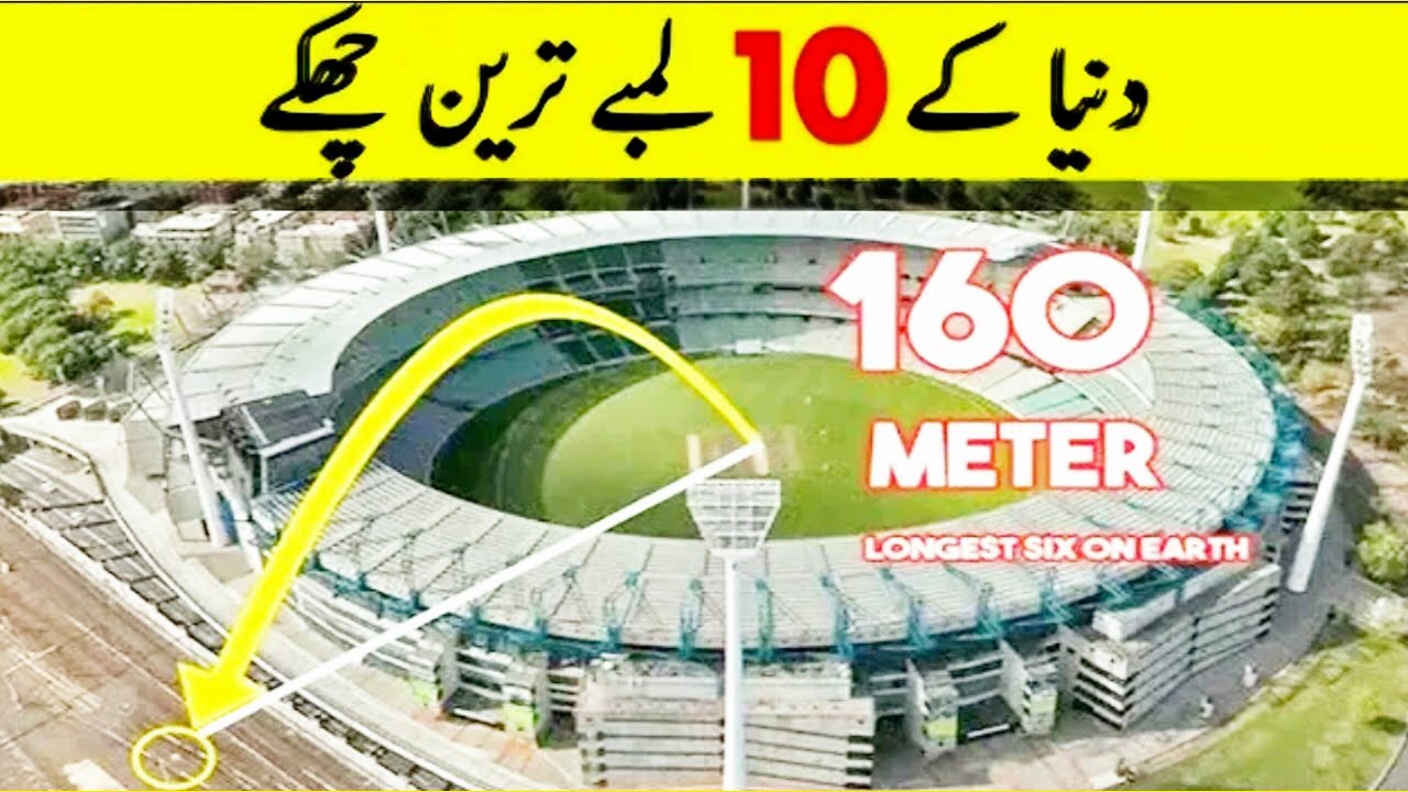 Top 10 Biggest sixes in Cricket history || Longest Sixes in Cricket ...