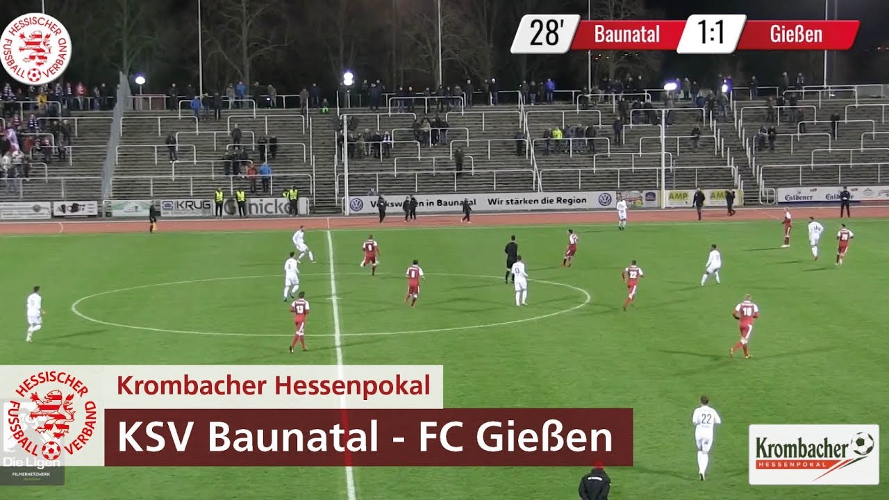 KSV Baunatal vs. FC Gießen | Krombacher Hessenpokal 2019 Halbfinale I